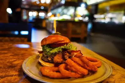 The Park Grill Pork Burger